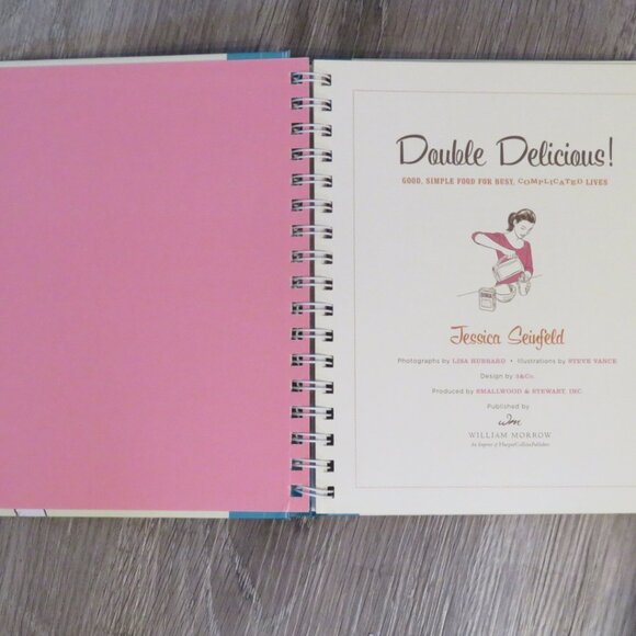 Double Delicious Jessica Seinfeld Spiral Bound Cookbook (K609) - Picture 3 of 9